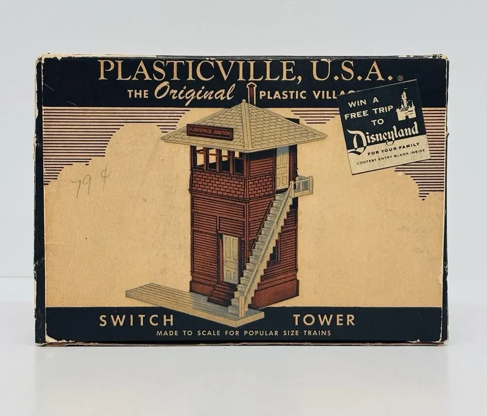 Plasticville O & S Gauge Switch Tower SW-2 Complete w/ Box